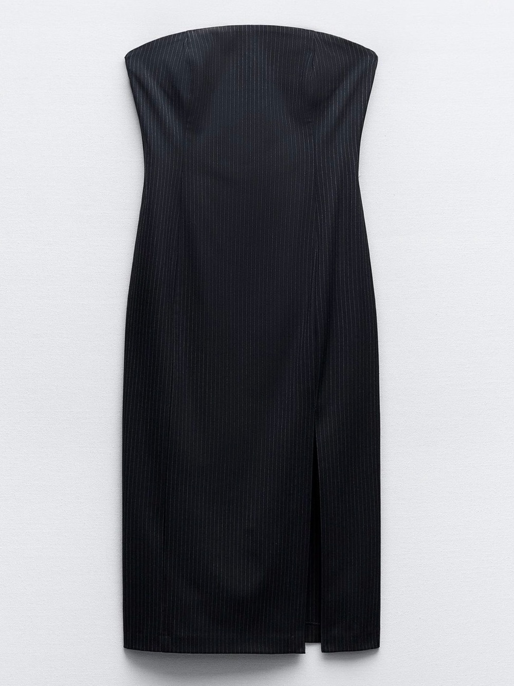 ZARA PINSTRIPE MIDI DRESS